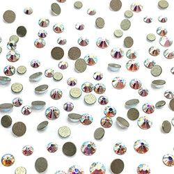 Crystal AB (001 AB) 2058 Swarovski Nail Art Tiny Small Mixed Sizes ss5 ss7 ss9 Flatbacks No