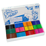 Mr. Sketch 1905311 Scented Markers, Chisel Tip, Assorted Colors, Class Pack, Box of 192