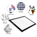 A4 Led Light Box Light Pad New Improved Structure Touch Dimmer 8W Super Bright Max 4500 Lux with Free Carry/Storage Bag 2 Years Warranty (A4 Light Pad)