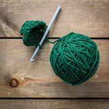 Mary Maxim Starlette Sparkle Yarn “Emerald” | 4 Medium Worsted Weight Yarn for Knit & Crochet Projects | 98% Acrylic and 2% Polyester| 4 Ply - 196 Yards
