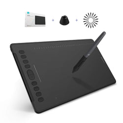 2019 HUION Inspiroy H1161 Drawing Tablet Android Supported Digital Graphics Pen Tablet with Battery-Free Stylus 8192 Pressure Sensitivity Tilt Function Touch Bar 10 Press Keys-11inch