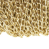 Dcatcher Aluminum Curb Chain Link in Bulk for Necklace Jewelry Accessories DIY Making 11 Yards