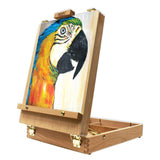 Mont Marte Tabletop Easels for Painting, Desk Box Easels for Kids Adults&Artists,Beech Wood