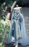 BJD Clothing China Ancient Style Blue Costume for 1/3 BJD SD BB Girl Dollfie Dolls