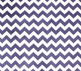 Polycotton Fabric Printed Large Polycotton Fabric Chevron NAVY WHITE / 60" Wide / Sold by the Yard