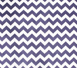 Polycotton Fabric Printed Large Polycotton Fabric Chevron NAVY WHITE / 60" Wide / Sold by the Yard