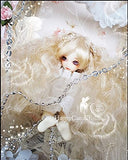 (12cm) 1/12 BJD Doll YOSD Kurhn Doll Fur Wig Dollfie / Light-Gold Long Wavy Hair / HD106