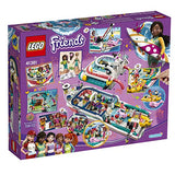 LEGO Friends Rescue Mission Boat 41381 Toy Boat Building Kit with Mini Dolls and Toy Sea Creatures, Rescue Playset Includes Narwhal Figure, Treasure Box and More for Creative Play (908 Pieces)