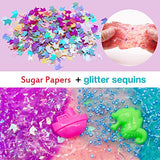 DIY Slime Toy For Girls Boys,Glitter Slime Making Kit 64 Pack Kids Slime Supplies Gifts For Kids Age 6+ Year Old Including Clear Crystal Slime,Air Dry Clay,Fishbowl Beads,Ect (64 Pack slime kit)
