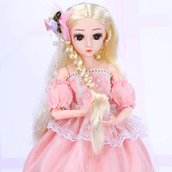 W&HH 1/4 SD Doll BJD Dolls,18" 45Cm 18 Ball Jointed Eva Bjd Dolls,Suitable for Children Gifts and Adult Collectibles