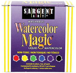 Sargent Art 22-6022 6-Count 1-Ounce Watercolor Magic Kit
