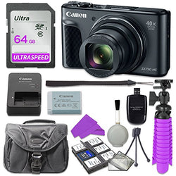 Canon PowerShot SX730 Digital Camera with 64GB SD Memory Card + Accessory Bundle