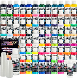 74 COLOR CREATEX COLORS PAINT SET-Airbrush-Hobby-Craft
