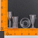 Odoria 1/12 Miniature Cocktail Martini Glasses 14Pcs Dollhouse Decoration Accessories