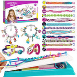 Friendship Bracelet Making Kit for Girls, Arts and Crafts for Kids Ages 8-12, DIY Jewelry Making Kit for 6 7 8 9 10 11 12 Years Old Girls, Birthday Gifts for Teen Girls Toys, Extra 2 Charm Bracelets