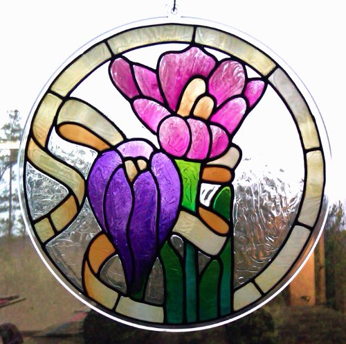 Plaid Gallery Glass Window Color Acrylic Paint Set 2-Ounce PROMOGGII Best Colors