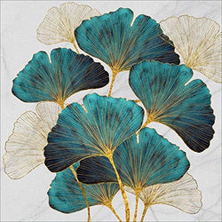 KOTWDQ Diamond Painting Kits for Adults Kids Lotus Leaf Full Drill for Home Wall Decor 16x16inch(Canvas Size)