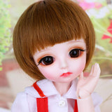 1/6 BJD Doll SD Dolls 10Inch Children Dolls Ball Jointed Doll DIY Toys Full Set with Clothes Shoes Wig Makeup Best Gift for Girls