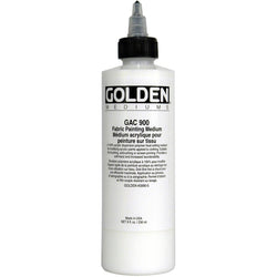 Golden Acrylic Polymer GAC-900 (Heat Set) Fabric Painting Medium - 32 oz Jar