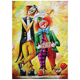 DIY 5D Diamond Painting Kits for Adults Full Drill Cartoon Clown 80x120cm Square Drill Cross Stitch Crystal Rhinestone Diamond Art Embroidery Canvas Mosaic Crafts for Home Wall Decor Q1817