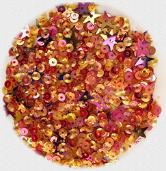 5,000 Piece Sequin Assortment For Crafts 60 grams - Party Assortment - 3 Packs