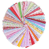 CSZhou-10 Pieces/Batch of 9.8 Inches 9.8 Inches (25 cm 25 cm) Different Color Cotton Fabric Quilting Fabric Sewing Fabric by The Yard Fabric Bundle Fabric Square Patchwork DIY Sewing Scrap Booking