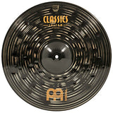 Meinl Cymbal Set Box Pack with 14" Hihats, 20" Ride, 16" Crash, Plus a FREE 18" Crash - Classics Custom Dark - Made In Germany, TWO-YEAR WARRANY (CCD460+18)