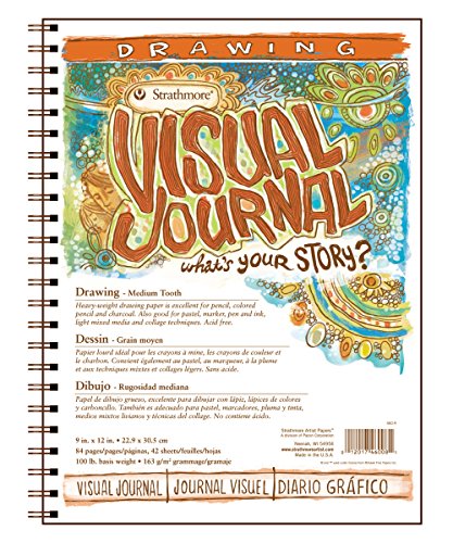Strathmore STR-460-9 84 Sheet No.100 Drawing Visual Journal, 9 by 12"