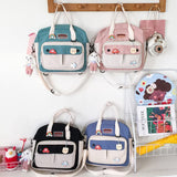 Cute Bags For School Kawaii Japanese Bag Multifunction Laptop,Aesthetic Backpacks for Teen Girls Kids Messenger Lunch Totes