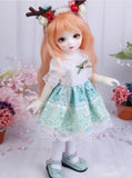 BJD Doll 1/6 SD Dolls Full Set DIY Toys with Clothes Shoes Orange Wig Makeup Surprise Gift Doll for Girls