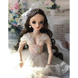 Y&D 23.6 inch BJD Doll 1/3 60CM SD Dolls Kid Action Figure Toy Gift with Shoes Clothes Hair Eyes Makeup Accessories,C