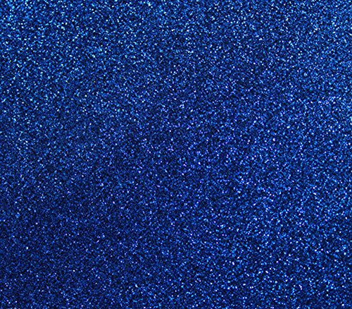 Vinyl Fabric Glitter Stardust Crafting Canvas 54" Wide Sold By The Yard (ROYAL BLUE)