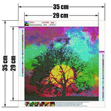 5D Diamond Painting Kit, Full Drill Arts Craft Canvas Supply for Home Wall Decor Adults and Kids（Neasyth Store 13.99 $） (A-14X14in)