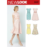 New Look Patterns Misses' Dresses A (8-10-12-14-16-18-20) 6447