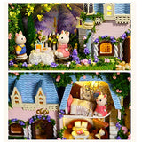 MAGQOO 3D Wooden Dollhouse Miniature DIY Doll House Kit with Furniture,1:24 DIY Box Theater Kit(Pack of 3)
