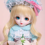 BJD Doll 1/6 SD Dolls 12 Ball Jointed Doll 26cm/10 Inch with Full Set Clothes Shoes Wig Makeup DIY Toys,B
