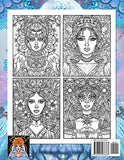 Beautiful Women Coloring Book for Adult: Fantasy Coloring Books for Adults Relaxation Featuring Beautiful Women Coloring Book for Adult Contains Amazing Coloring Stress Relieving Design