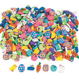 144 Pcs.  Mini Easter Eraser Assortment- Approximately 5/8 Inches - 1 Inch - New