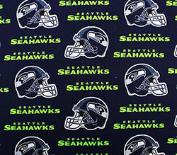 100% Cotton Fabric Quilt Prints - " 16 Seatle Sea Hawks " s / 60" Wide / Sold by the yard NC-16