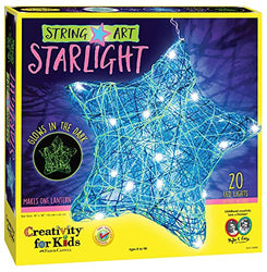 Creativity for Kids String Art Star Light - LED String Art Lantern Craft Kit