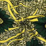 African Print Fabric Cotton Print 44'' wide Sold By The Yard (185176-1)