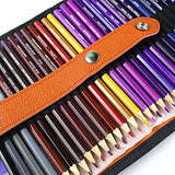 ARZASGO 72 Colored Pencils Set, Artist Coloring Pencils for Adult Coloring Books, Artist Sketch, Premier Drawing Pencils with Canvas Roll-up Pouch Bag and Pencil Sharpener