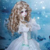 BJD Doll, 1/3 SD Dolls 22.8 Inch 19 Ball Jointed Doll DIY Toys with Full Set Clothes Shoes Wig Makeup, Best Gift for Girls - Snow Mountain Guardian Lisa