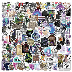 100PCS Apothecary Stickers Waterproof Vinyl Aesthetic Decal for Water Bottle Skateboard Luggage Stickers for Adults Kids Teens Party