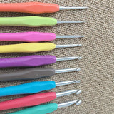 RayLineDo® 9pcs Aluminum Handle Crochet Hook Needles Knitting Knit Yarn Weave Craft In Defferent