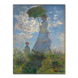 Wieco Art Woman with a Parasol Madame Monet and Her Son Canvas Prints Wall Art of Claude Monet Famous Classic Oil Paintings Reproduction People Landscape Pictures Artwork for Home Office Decorations
