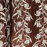 Brown Velvet Jacquard Damask Fabric 118'' Wide sold By The Yard for Curtains, Drapery, Upholstery