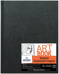 Canson Artist Series Sketch Book Paper Pad, for Pencil and Charcoal, Acid Free, Hardbound, 65