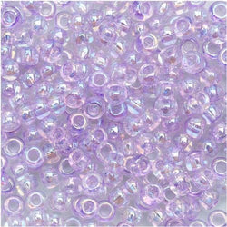 Toho Round Seed Beads 8/0 #477 'Dyed Rainbow Lavender Mist' 8 Gram Tube