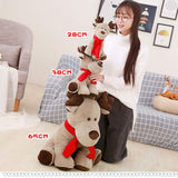 YFLY Elk Christmas Doll Plush Toy Doll for Children,38CM Pillow Plush Toys Winter Christmas Doll Gift